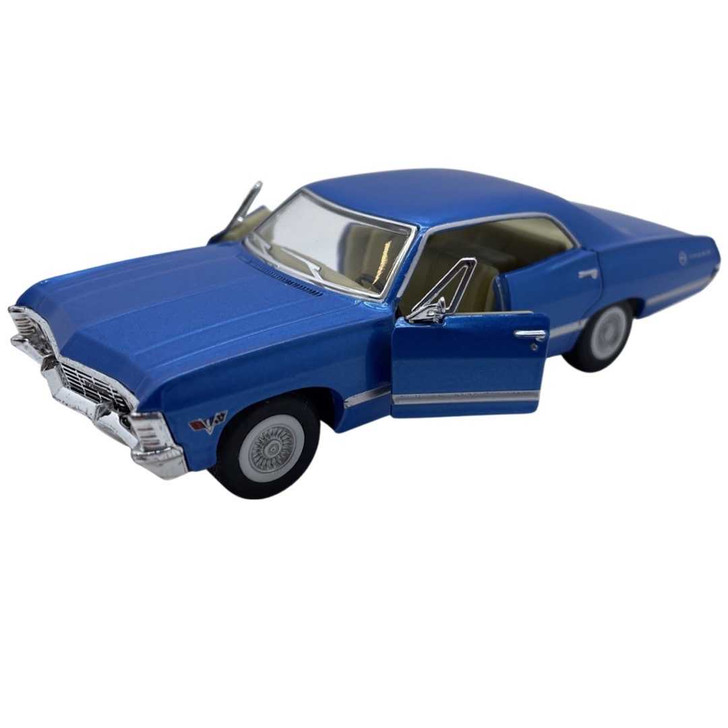 Macheta Chevrolet Impala, albastru 1/36 - Imagine 2