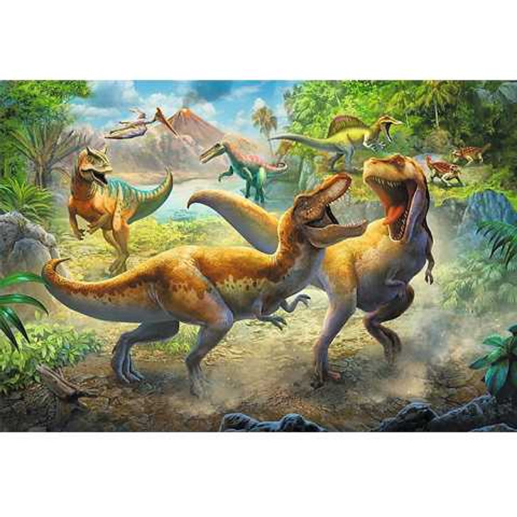 Puzzle Trefl Tyrannosaurus luptator 160 piese  - Imagine 2