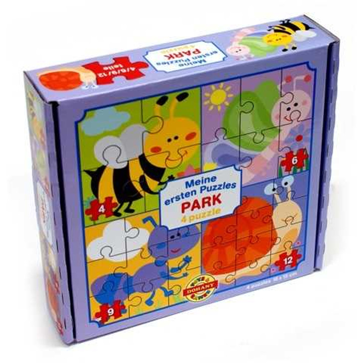 Primul meu puzzle : animale mici din grdina 4 in 1 baby puzzle - Imagine 1