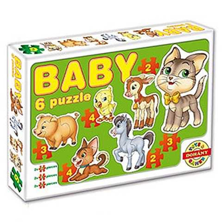 Puzzle Baby cu animale domestice  - Imagine 1