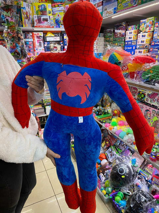 Jucarie Spiderman Gigant de plus 90cm - Imagine 2