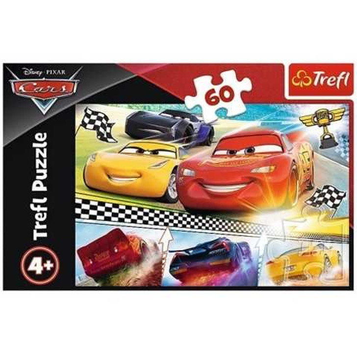 Puzzle Trefl Cars3. concurs legendar 60 piese - Imagine 1