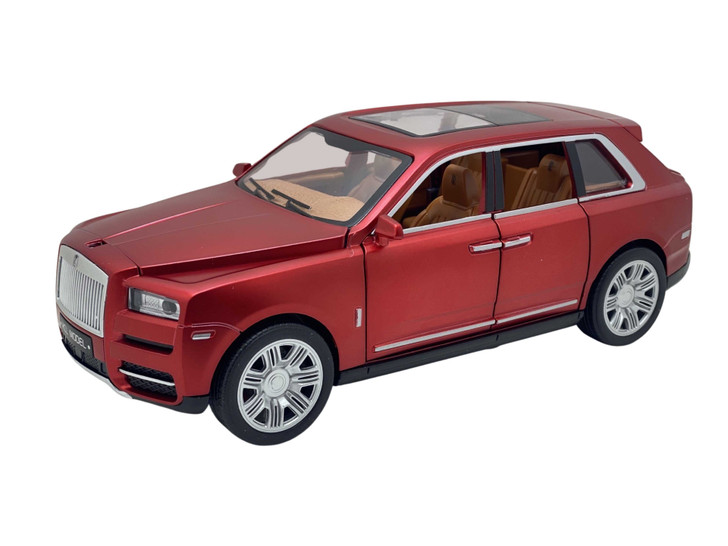 Macheta Rolls Royce Cullinan visiniu replica deschide usi, capota, portbagaj 21cm visiniu scara 1:22 - Imagine 2