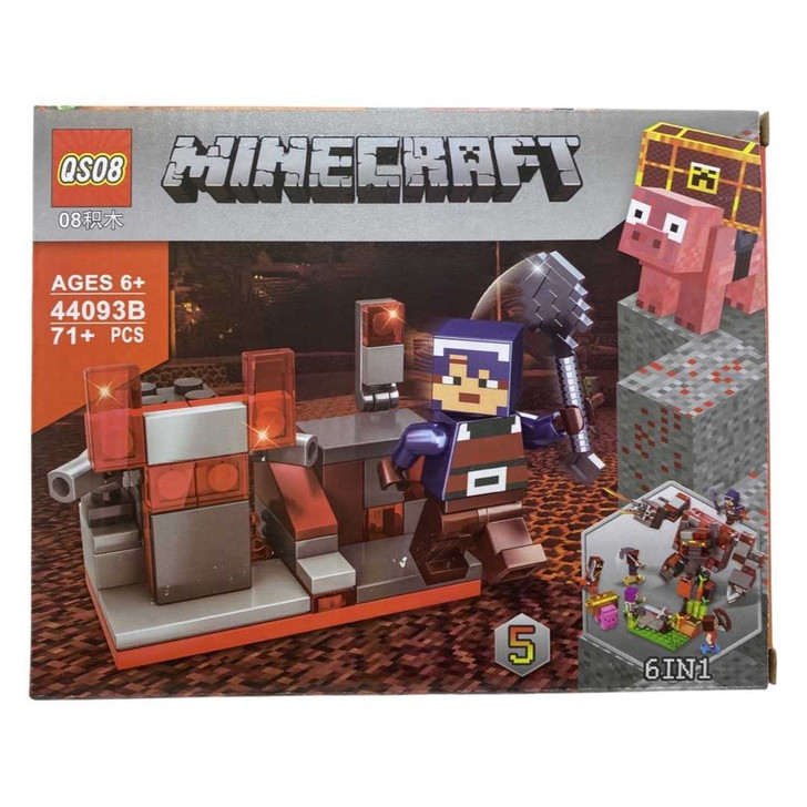 Set Lego Minecraft razboinic cu lance 44093b 5 - Imagine 1