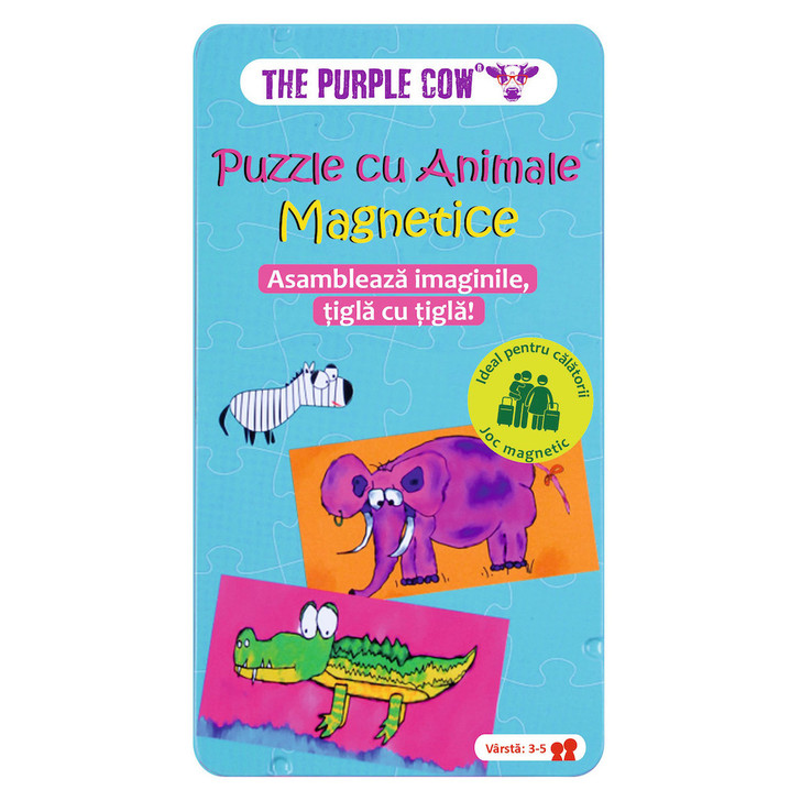 Puzzle cu Animale Magnetice - Imagine 1