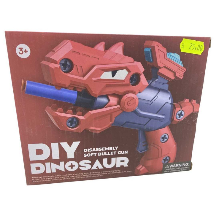 Jucarie pistol dinozaur cu gloante de burete - Imagine 1