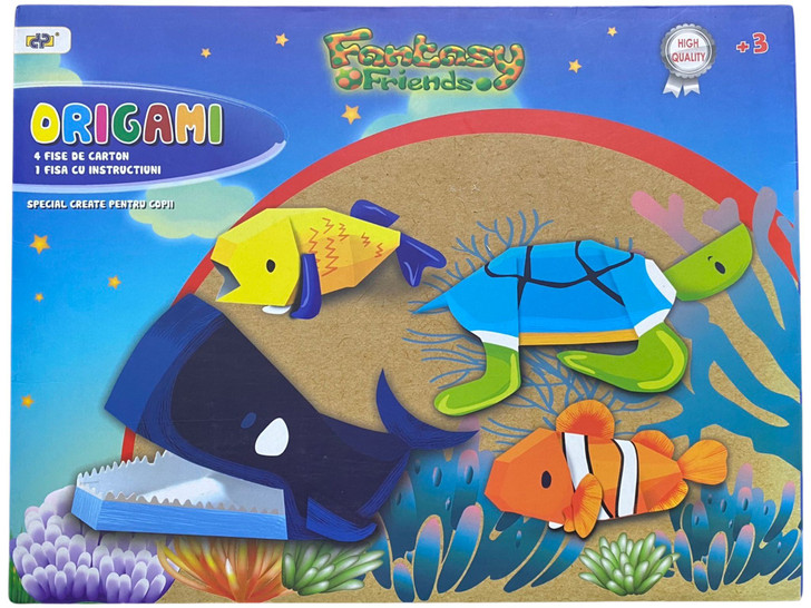 Origami pentru copii animale marine