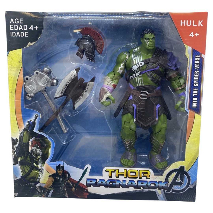 Set Hulk ragnarock cu arme si coif - Imagine 1