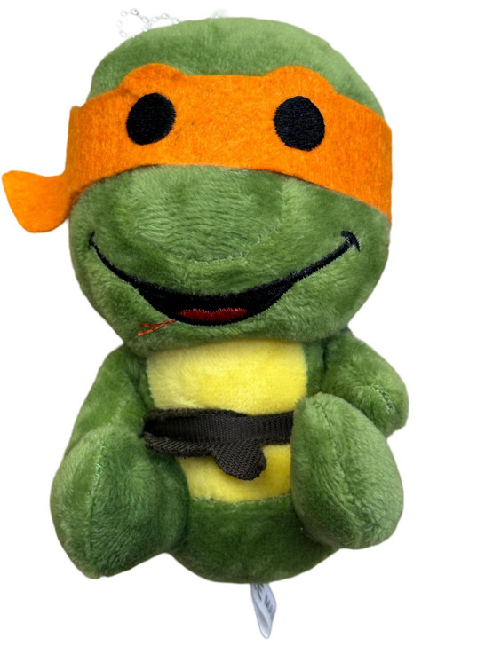 Breloc testoasa ninja – banderola portocalie