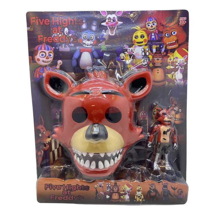 Set masca si figurina FNAF Foxy - Imagine 1