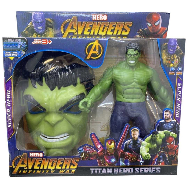 Set masca figurina Hulk - Imagine 1