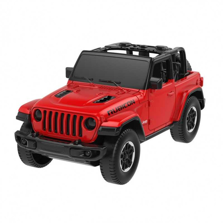 Macheta metal 1/43 Jeep Wrangler Rubicon open, red scara 1/43 - Imagine 1