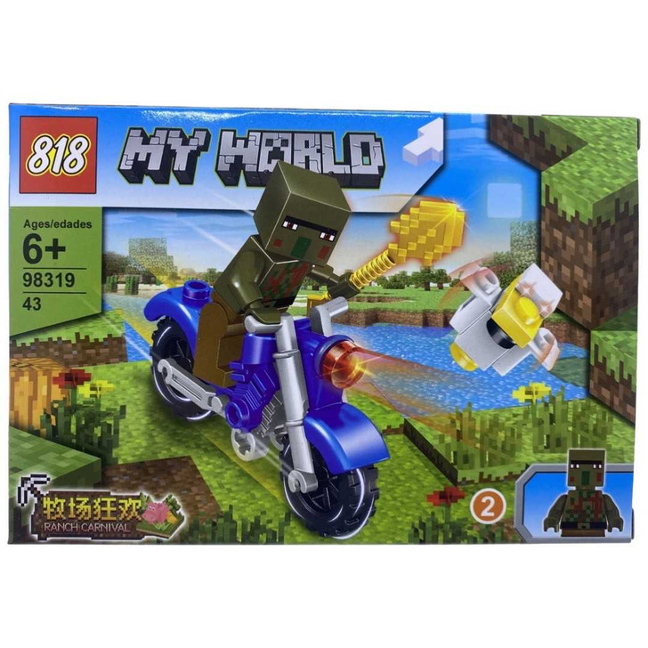Set constructie tip Lego Minecraft  pasare My World 98319 - 2 - Imagine 1
