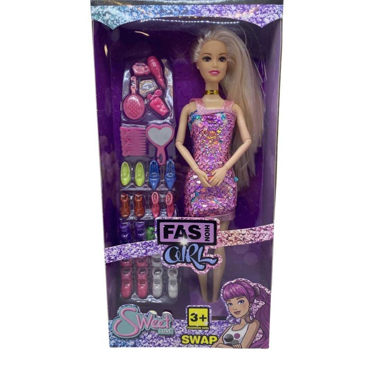 Papusa pantofi tip Barbie - Imagine 2