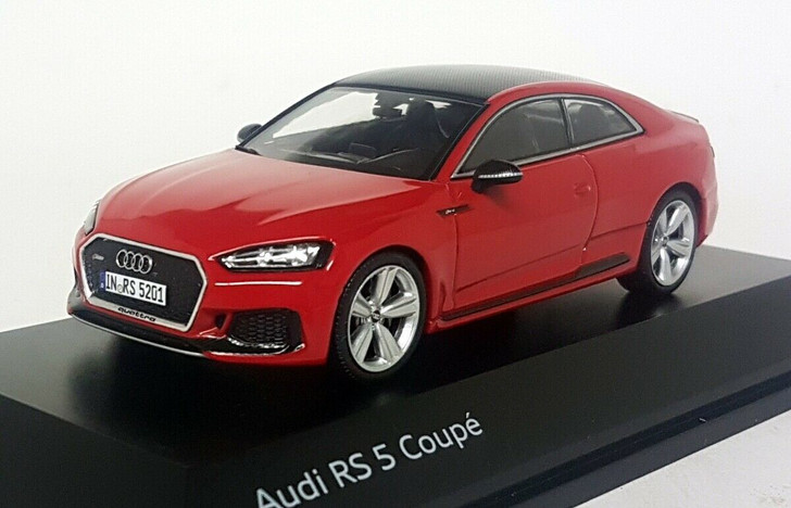 Macheta 1/43 2017 Audi RS5 Coupe, misano red Spark - Imagine 1