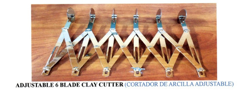 ADJUSTABLE CLAY CUTTER, CORTADOR DE BARRO AJUSTABLE