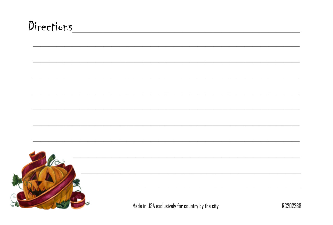 My 3 Monsters: Printable Recipe Card Templates