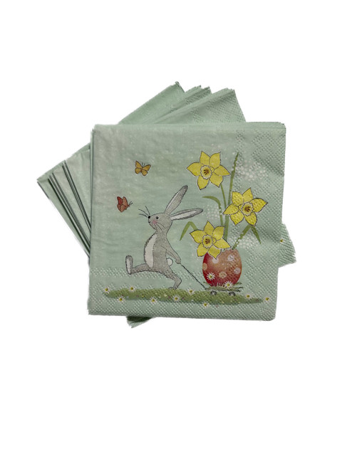 Easter Bunny Cocktail Napkin