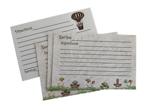 Funny Farm Recipe Card