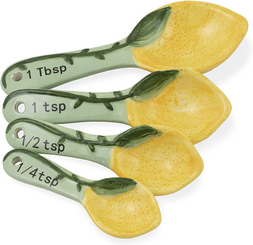 Painterly Lemons Measuring Spoon set