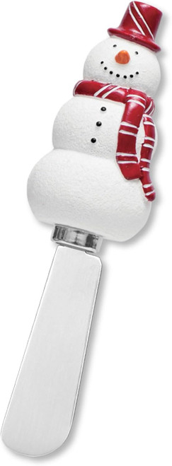 Snowman Holiday Cheese Spreader Set of 2