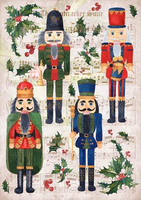 Nutcrackers Holiday Rice Paper