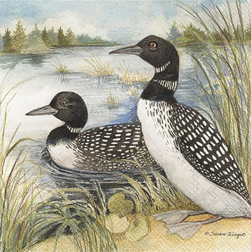 Loon Cocktail Napkin Loon Cocktail Napkin