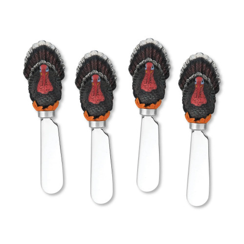 Thanksgiving Turkey Cheese Spreader Set