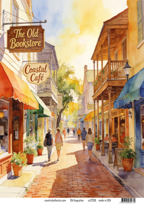 Old Augustine Historic City Rice Paper