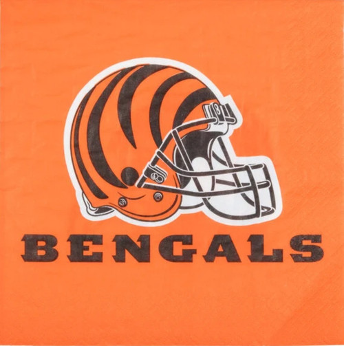 Cincinnati Bengals NFL Lunch Napkin, Decoupage