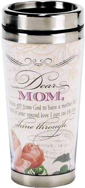 Dear Mom Inspirational Travel Tumbler