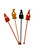 Gnome Acrylic Swizzle Stick Set of 4 Assorted Designs