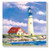 Coastal Lighthouse Stoneware Coaster Set