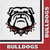 Georgia State University Bulldogs Lunch Napkin