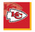 Kansas City Chiefs Licensed Cocktail Napkin