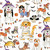 Halloween Dogs Cocktail Napkin