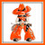 Orange Cowboy Hometown Pride Cocktail Napkin Decoupage