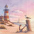 Sunset Lighthouse Lunch Napkin Decoupage