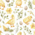 Golden Chick Easter Cocktail Napkin Decoupage