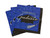 Graduation School Spirit Cobalt Cocktail Napkin