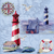Nautical Chart & Icons Lunch Napkin