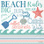 Beach Rules Coastal Cocktail Napkin, Decoupage