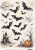Going Batty A4 Halloween Decoupage Rice Paper