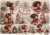 Cherry Christmas A4 Decoupage Rice Paper