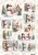Happy Snowmen Winter A4 Decoupage Rice Paper