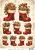 Santa's Boots Holiday A4 Decoupage Rice Paper