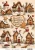 Gingerbread Sweets Holiday A4 Decoupage Rice Paper