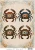 Boho Crabs A4 Decoupage Rice Paper