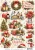 Merry Christmas Collage A4 Decoupage Rice Paper