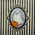 Ghost in the Mirror Halloween Cocktail Napkin, Decoupage